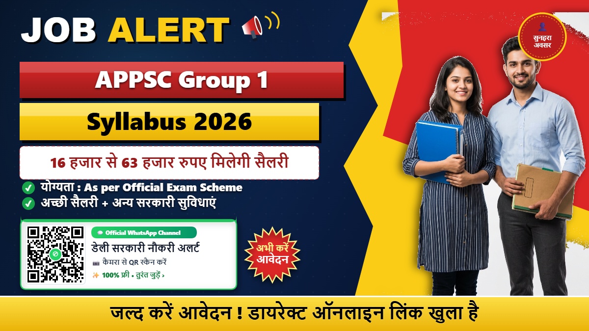 APPSC Group 1 Syllabus 2026 - Check Prelims and Mains Exam Pattern, Subject-Wise Topics and PDF